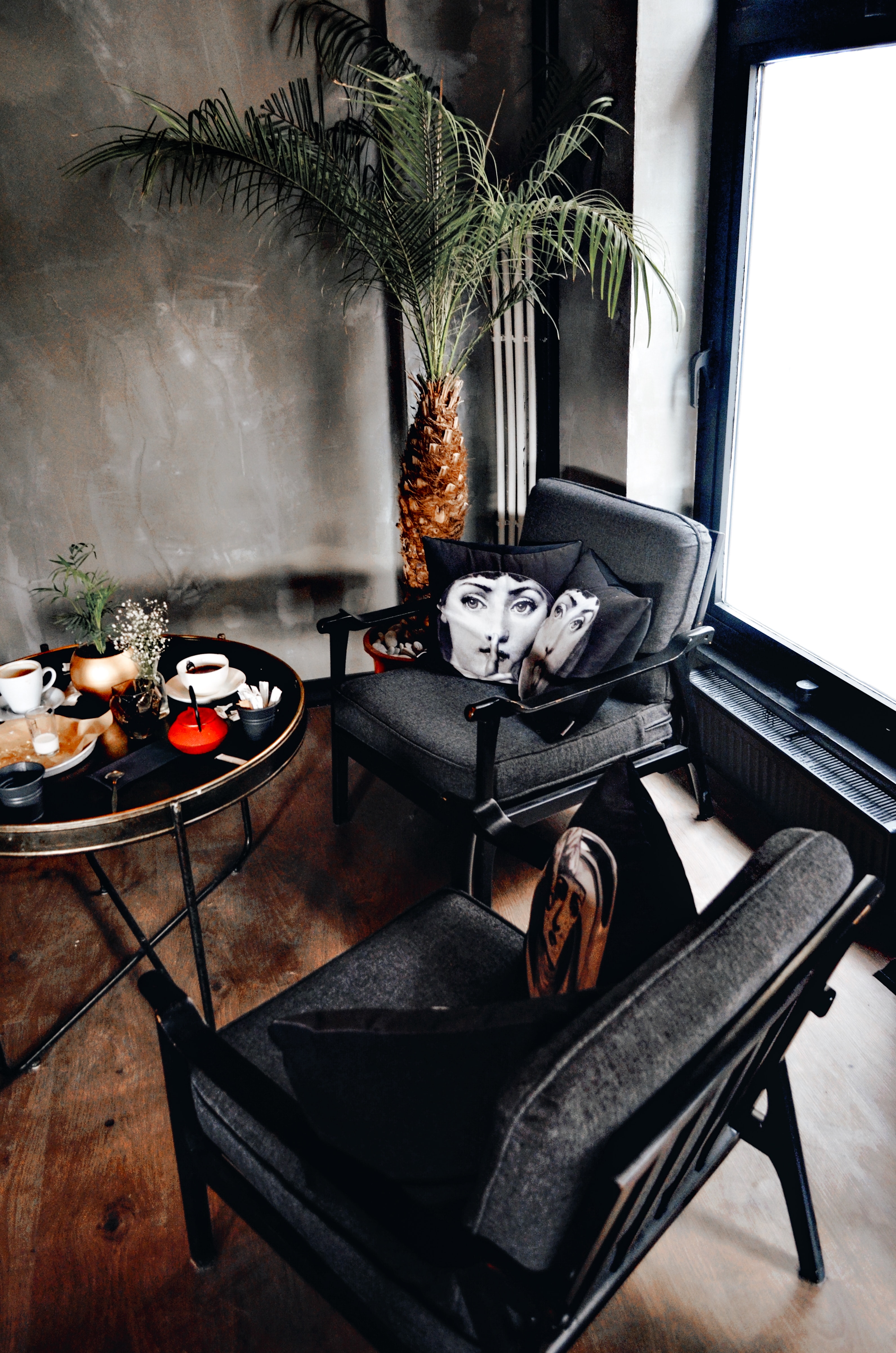 como escolher paleta de cores para decoração com preto